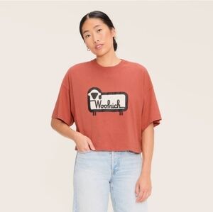 Woolrich X Target Sheep Graphic Print Tee Cinnamon Size XS Oversized *as is*